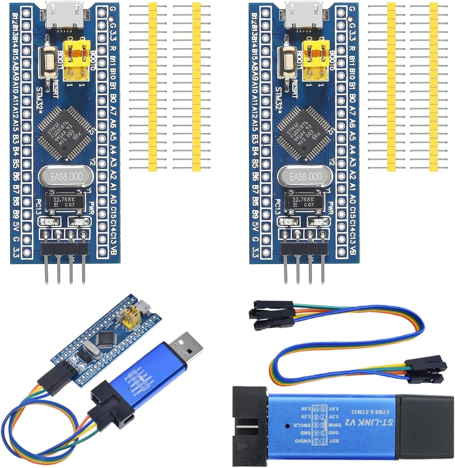 Amazon.com: 2PCS STM32F103C8T6 ARM STM32 Minimum System Development ...
