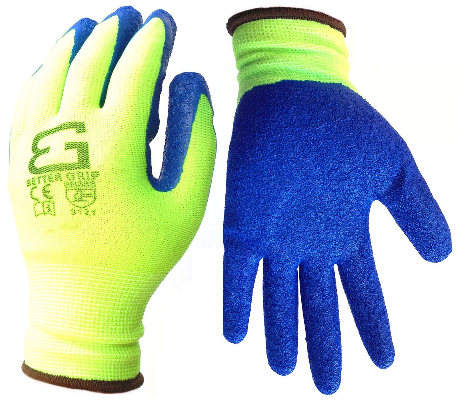 Better Grip Nylon Glove with Textured Latex Coating Gripping Gloves Medium BGSCL-LM-8