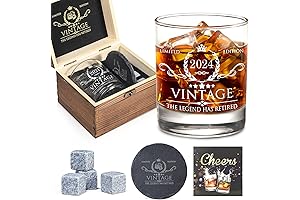 The Perfect Retirement Gift for Men: Whiskey Glass Set - The Legend...