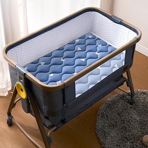 Miniatura 2 de LILYVIBEBEARHAPPY Colchón de moisés para bebé, transpirable, hipoalergénico, espuma de alta calidad, no tóxico, rectangular, impermeable, uso de