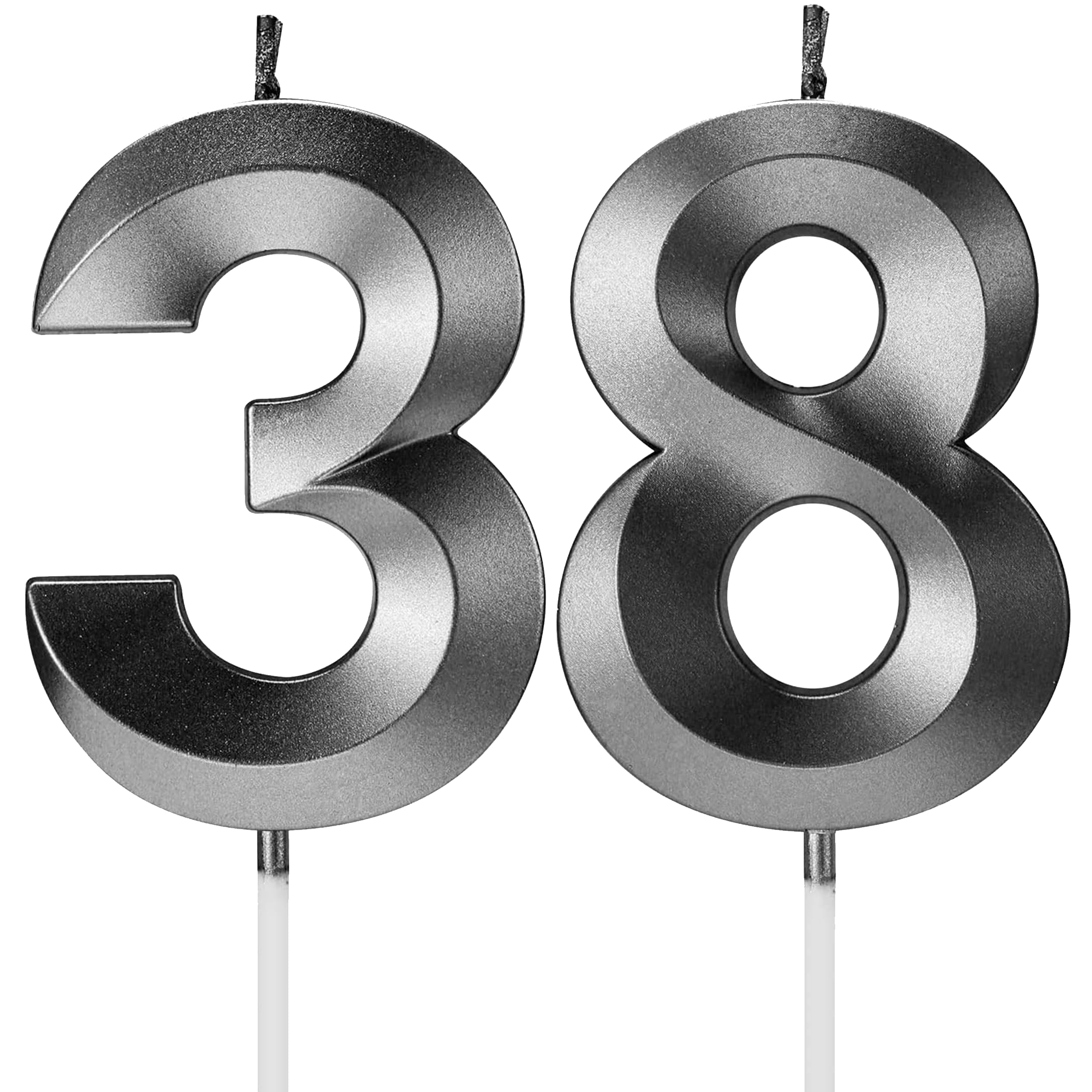 Birthday Candles Number Candles Age Year for Cakes Happy Birthday 3D Designed Wedding Anniversary Party Cake Topper Decorations