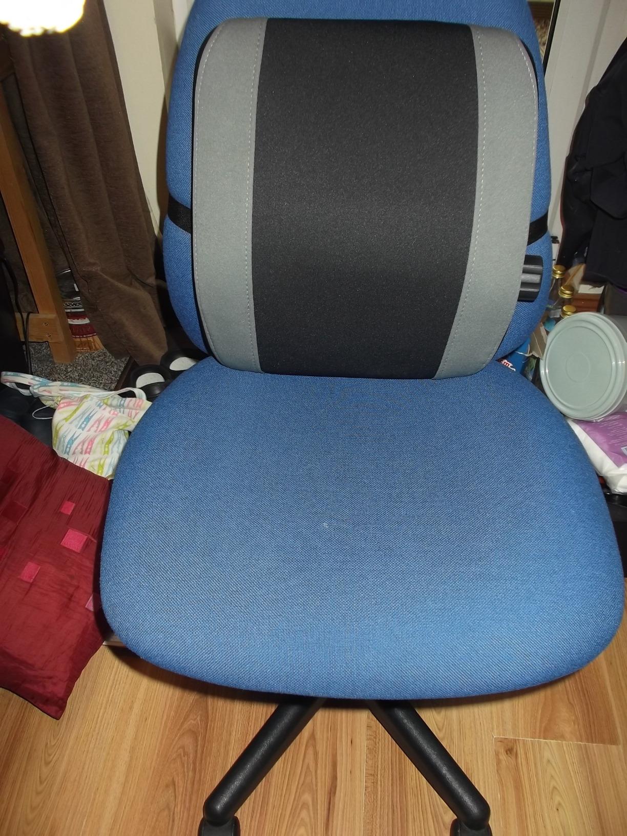 Contour Ergonomics Adjustable Premium Lumbar Back Support - Black/Grey ...