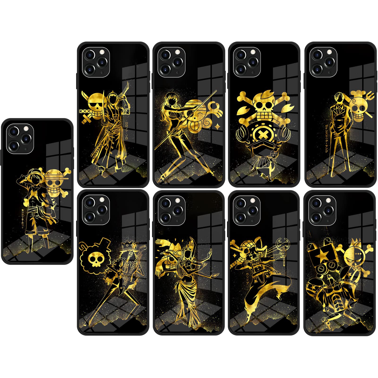 オリパワン 当選品 虹ケース 黒ケース 金ケース Amazon.co.jp: ワンピース スマホ ケース iphone16proケース