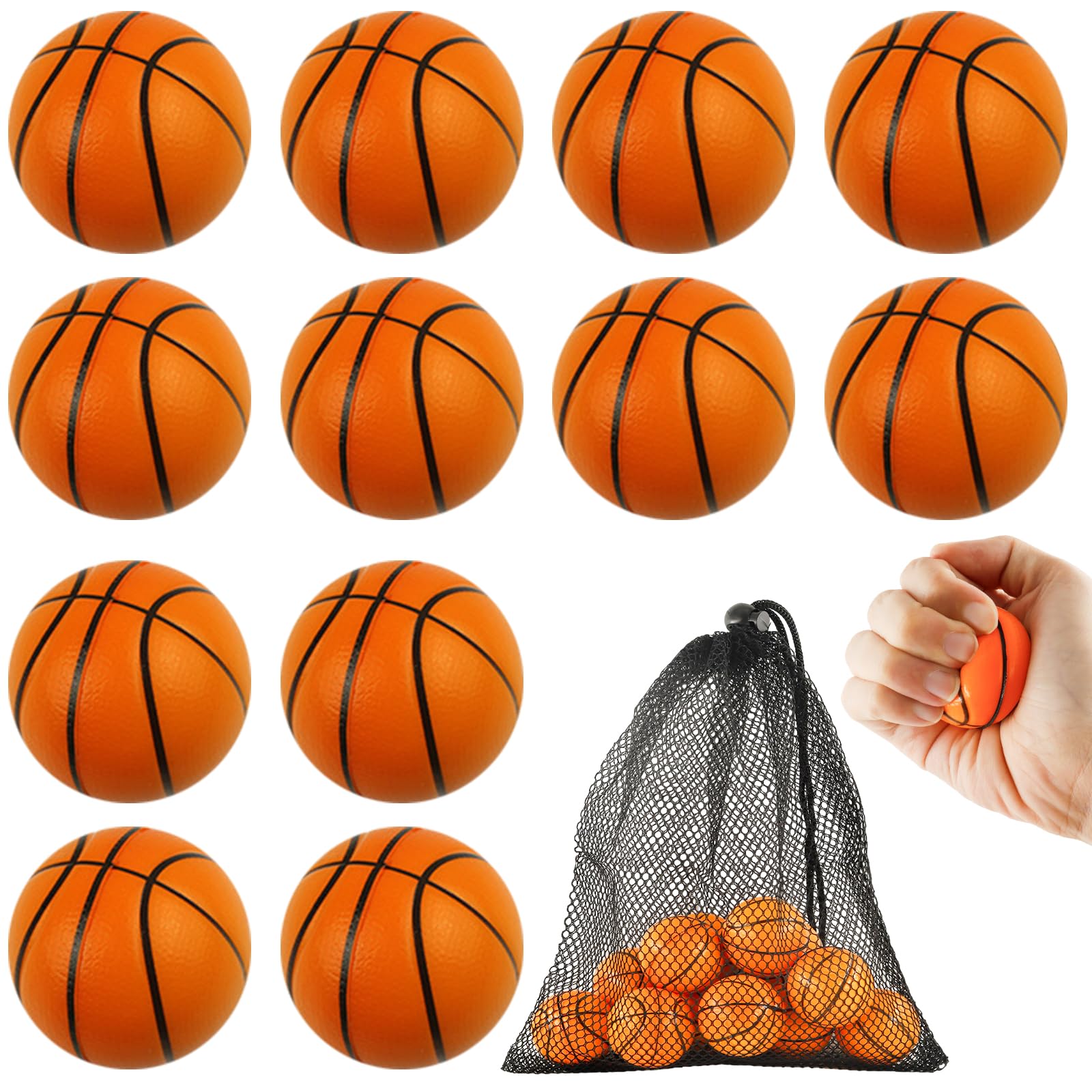 16 Stück Stressbälle Globus | 6,3 Cm Weltkugel Aus Schaumstoff | Anti-Stress Spielzeug Für Kinder & Erwachsene