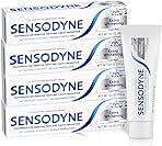 Sensodyne Extra Whitening Sensitive Teeth and Cavity Prevention Whitening Toothpaste, Amazon Exclusive, Cool Mint, Amazon Exclusive- 4 Ounces (Pack of 4)