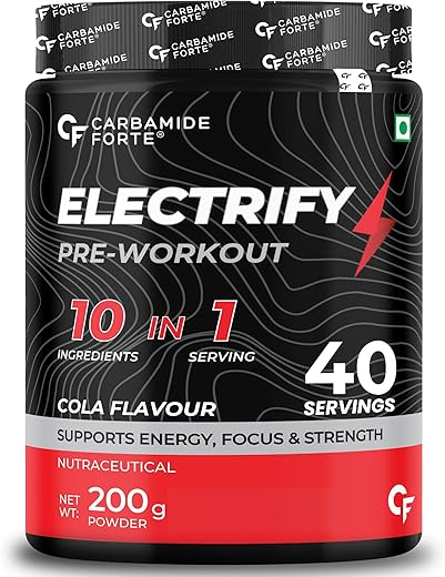 Carbamide Forte Pre Workout For Men &amp; Women | Pre Workout Supplement For Men &amp; Women For Energy, Focus &amp; Strength | Pre-Wo