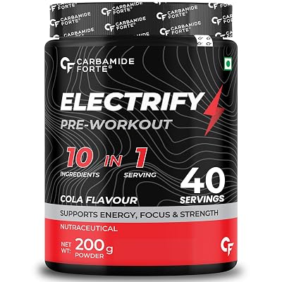 Carbamide Forte Pre Workout for Men & Women | Pre Workout Supplement Powder | Preworkout Supplements For Men For Energy,