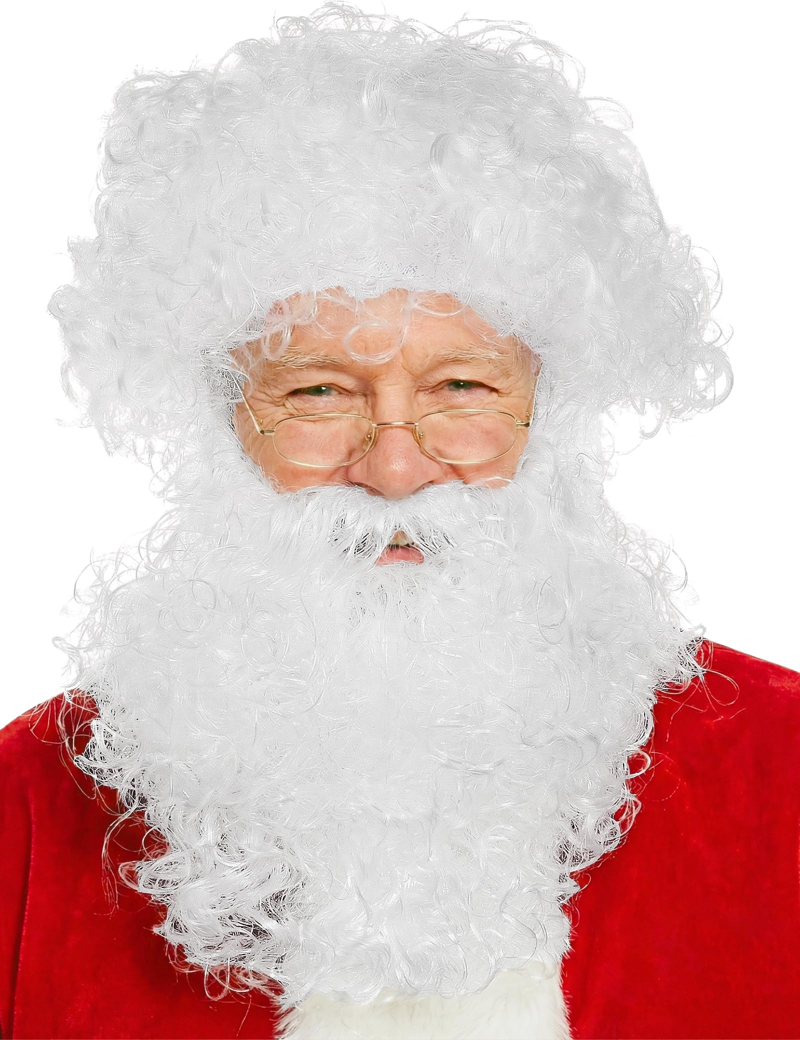 Santa Claus Beard Super Deluxe Adults Father Christmas Fancy Dress Accessory - View #2