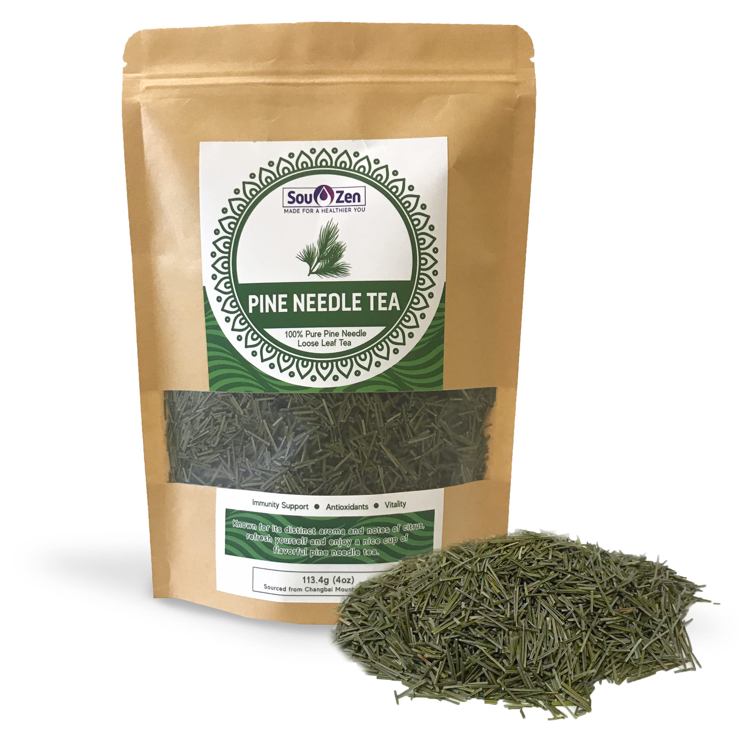 Buy Sou Zen Pine Needle Tea Loose Leaf 4oz (113g) Premium Quality