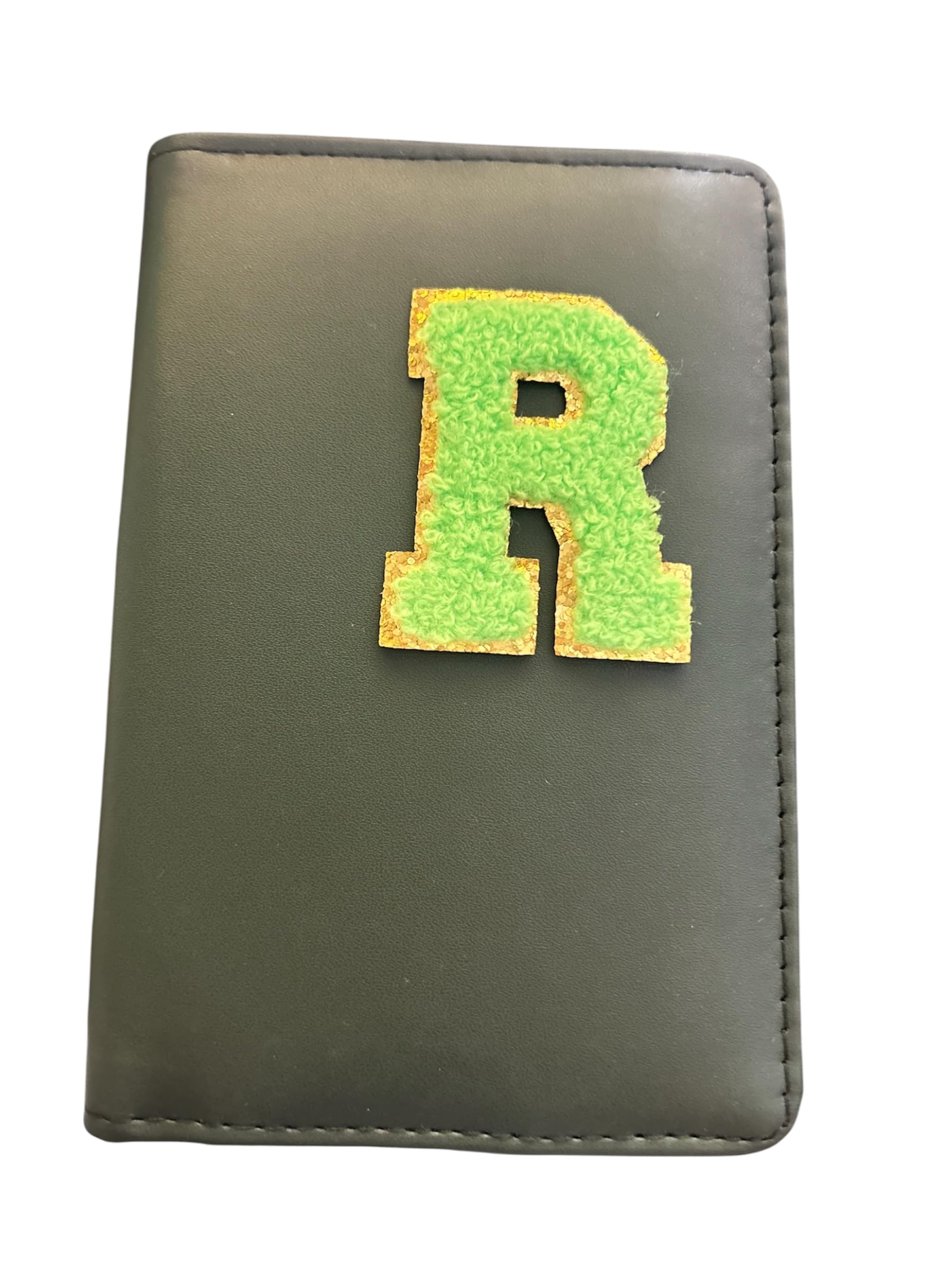 M.F.H Green Passport Cover | Travel Accessories Organizer with Name Initials- Random Colour | for Men & Women | Vegan Leather Passport Holder | Passport Cover with Card Slots| Initial Letter (R)-picture-13