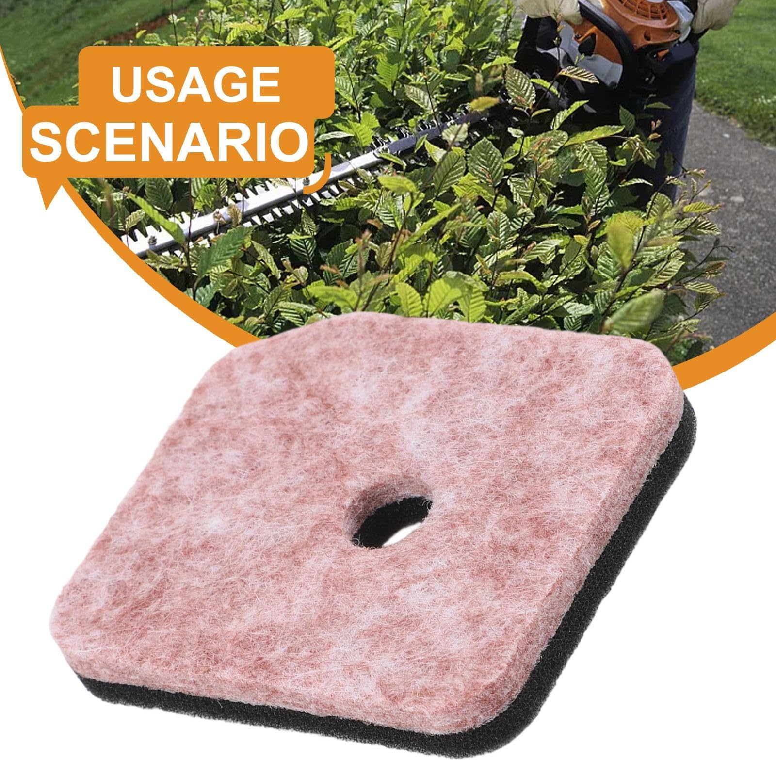 EasyByMall Filtre à air pour taille-haie Stihl HS 81 R, HS 81 RC, HS 81 T, HS 81 TC, HS 82, HS 86 R et HS 86 T - Filtre de rechange
