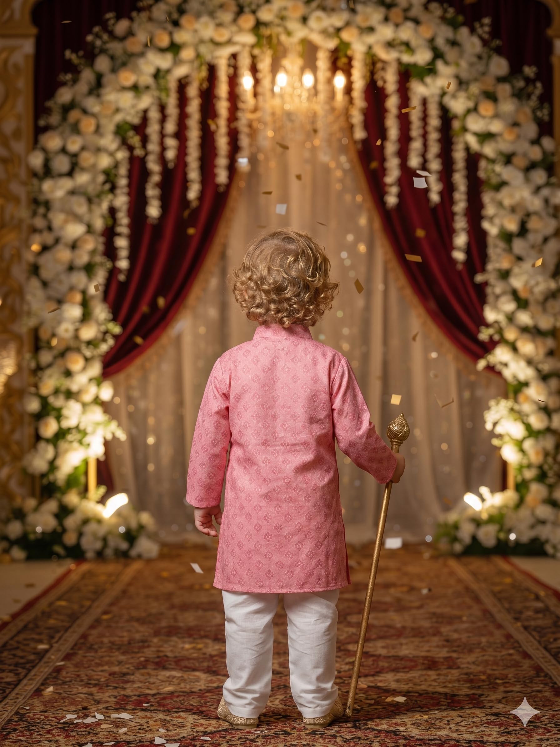 A.T.U.N. (ALL THINGS UBER NICE) Set pigiama Kurta 100% cotone stampato per bambini, set di abbigliamento etnico indiano morbido e confortevole | Festival, celebrazioni, matrimoni, funzioni, riunioni
