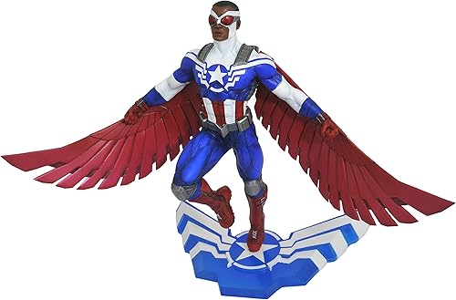 DIAMOND SELECT TOYS Marvel Gallery Captain America Sam Wilson Figura de PVC DIAMOND SELECT TOYS Marvel Gallery Captain America Sam Wilson Figura de PVC