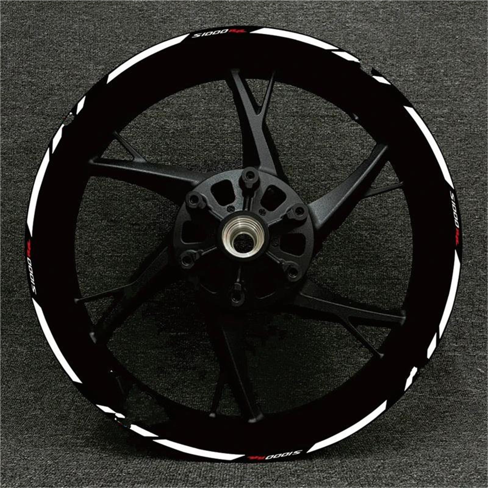 Motorcycle Racing Equipment Wheel Tire Rim Decoration Adhesive Reflective Decal Sticker for BMW S1000XR S1000R 1000RR Decorative(Color15)