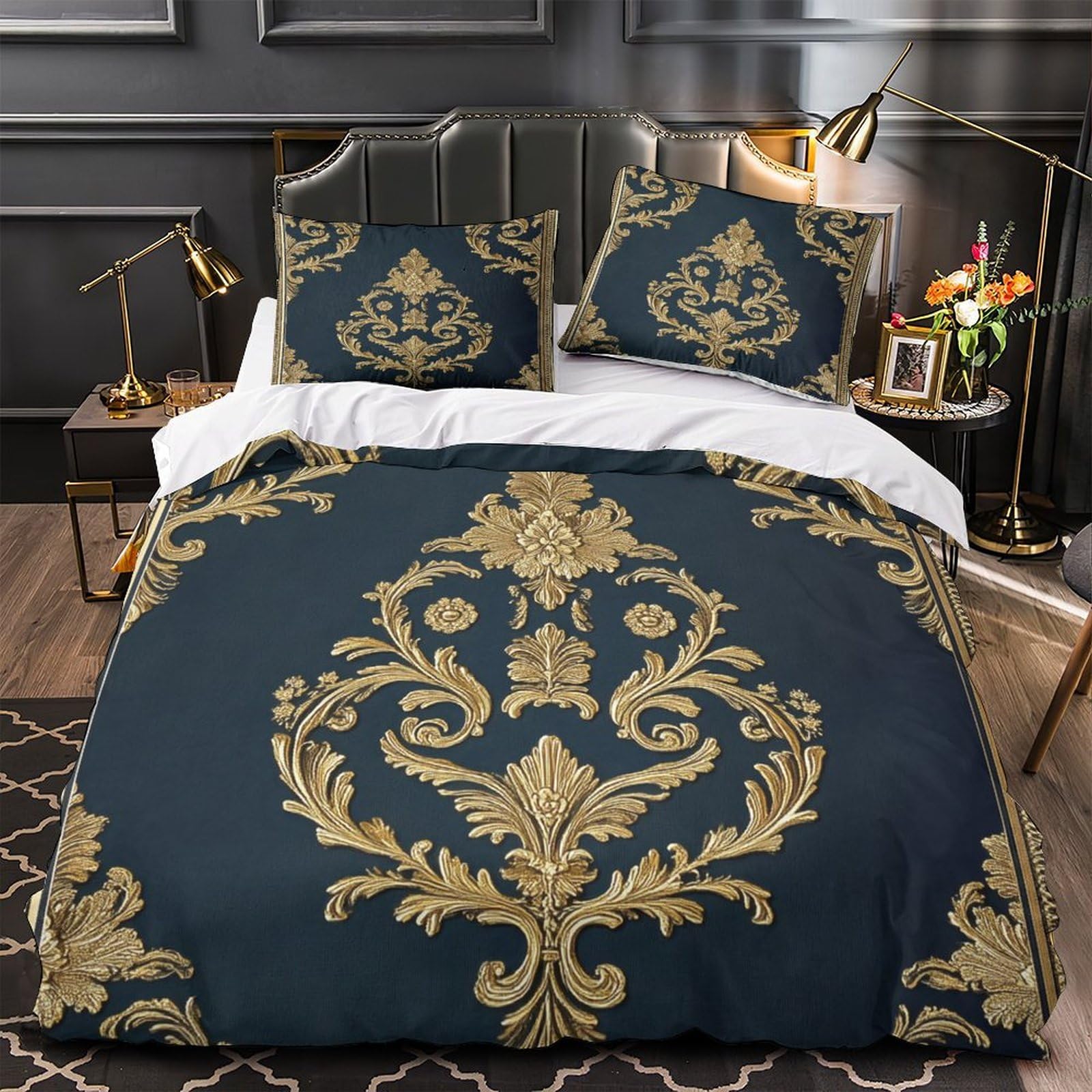 Housse de couette cheval anti-allergie ultra douce pour lit King 220x240