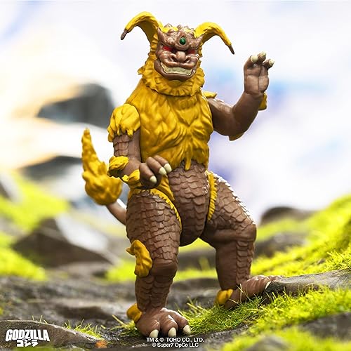 Miniatura 4 de Super7 Toho Godzilla King Caesar '74-3.75 pulgadas Toho Godzilla Figura de acción de película clásica coleccionables y juguetes retro