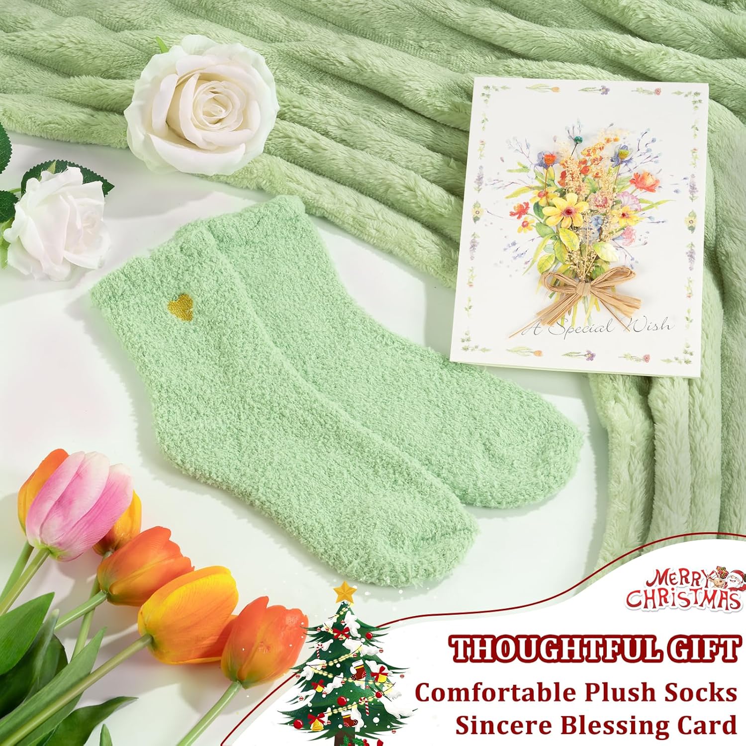 Christmas Gifts for Women, Get Well Soon Gift Baskets with Blanket, Relaxing Spa Self Care Package, Unique Relaxation Spa Gift Baskets Set, Birthday Gifts for Women, Her, Mom, Friends - Image 7