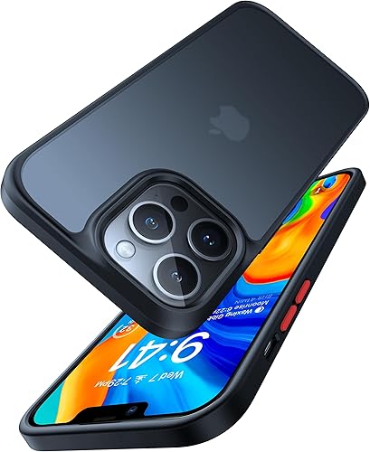 Miniatura 14 de TORRAS - Funda a prueba de golpes para iPhone SE 2022/iPhone SE 2020/iPhone 7, certificado de caída militar, parte trasera dura, semitransparente,