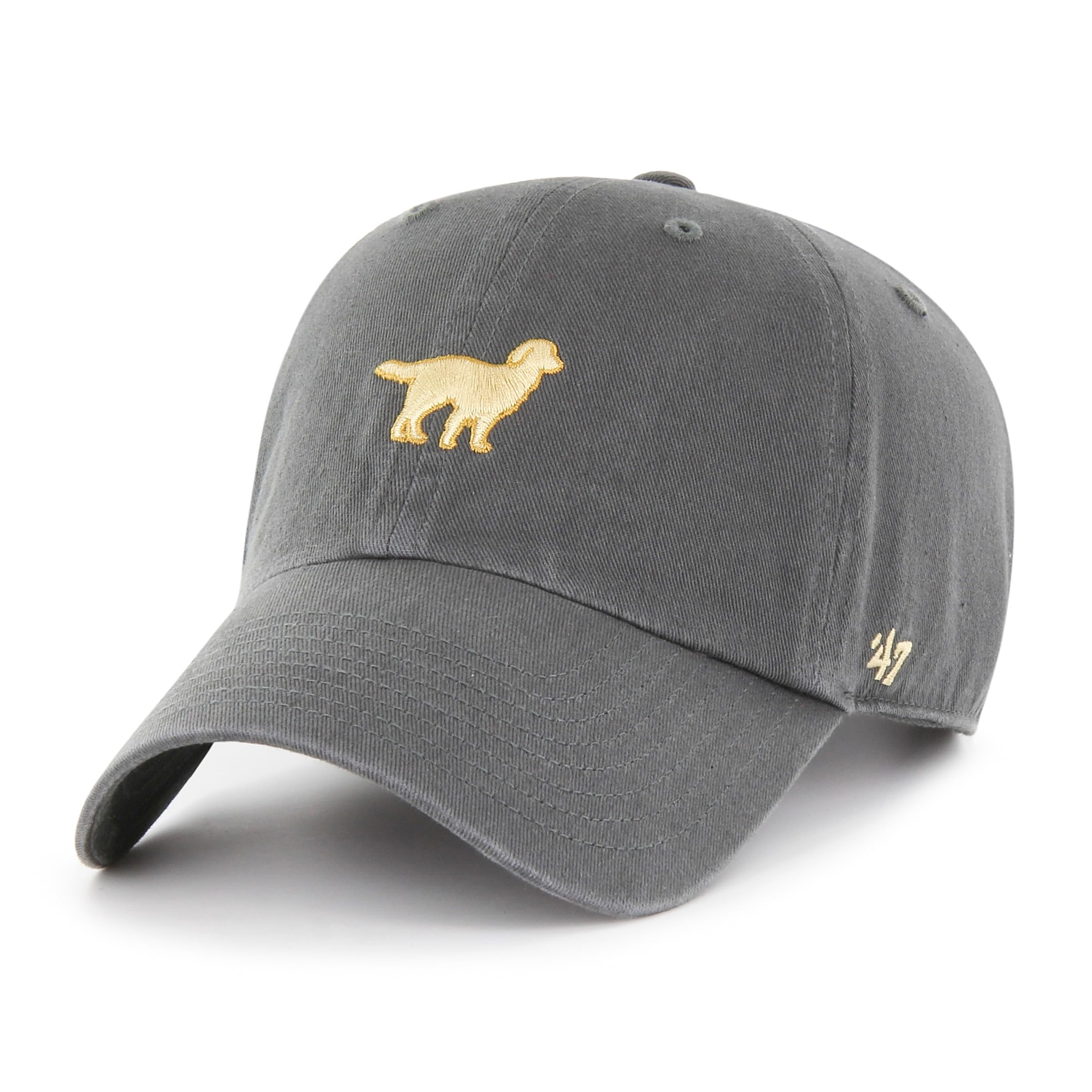 '47 Brand Adjustable Clean Up Cap - Dog Icon Golden Retriever Cap Baseball Cap