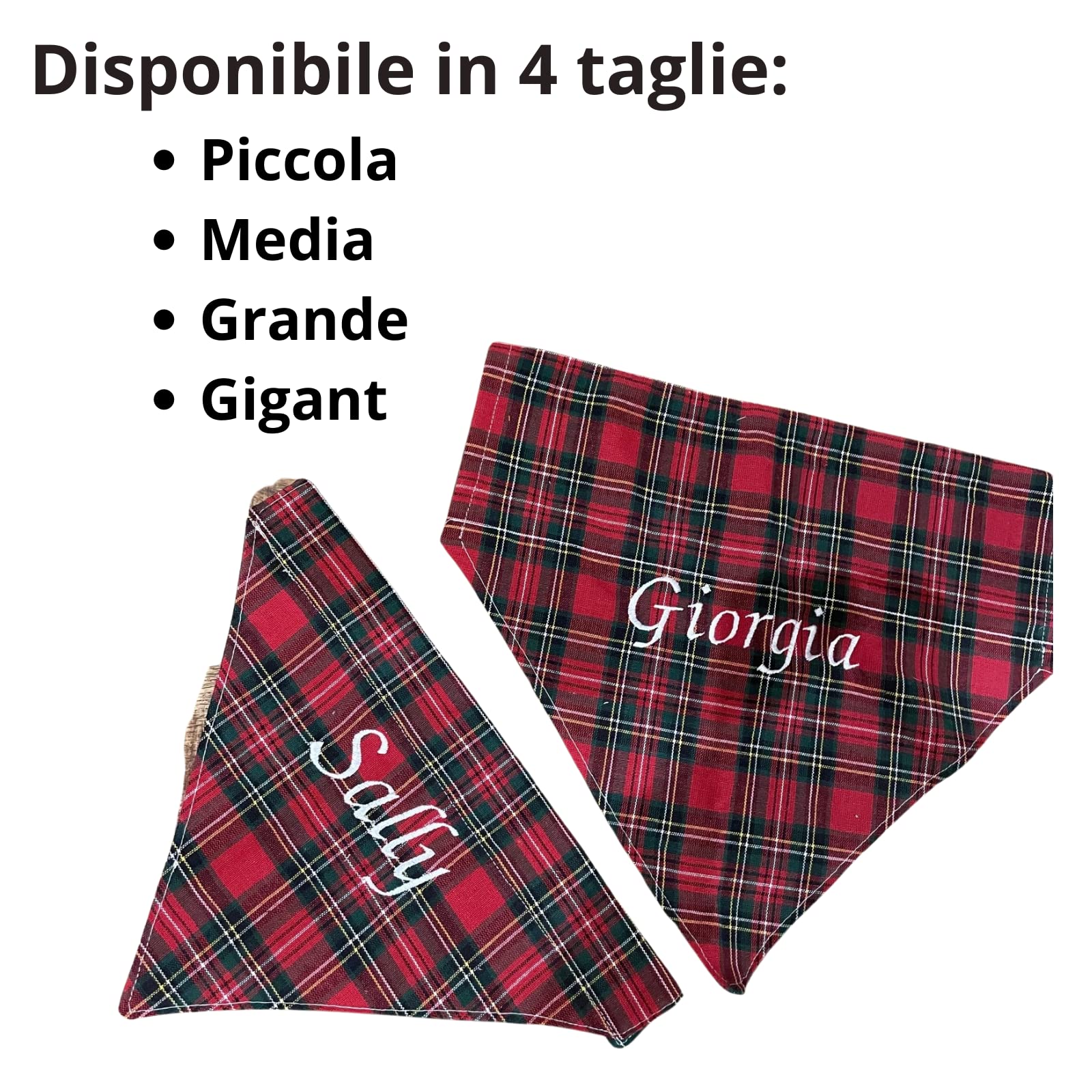 Bandana per cani Personalizzata; Bandana Cani; Amici a quattro zampe; Accessori per cani e gatti