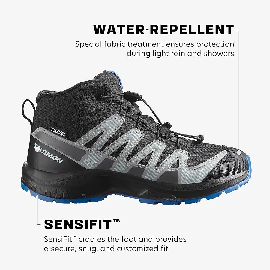 新品 Salomon XA PRO V8 MID CSWP J 21.5 Amazon.com | Salomon Unisex Junior's XA Pro V8 Mid