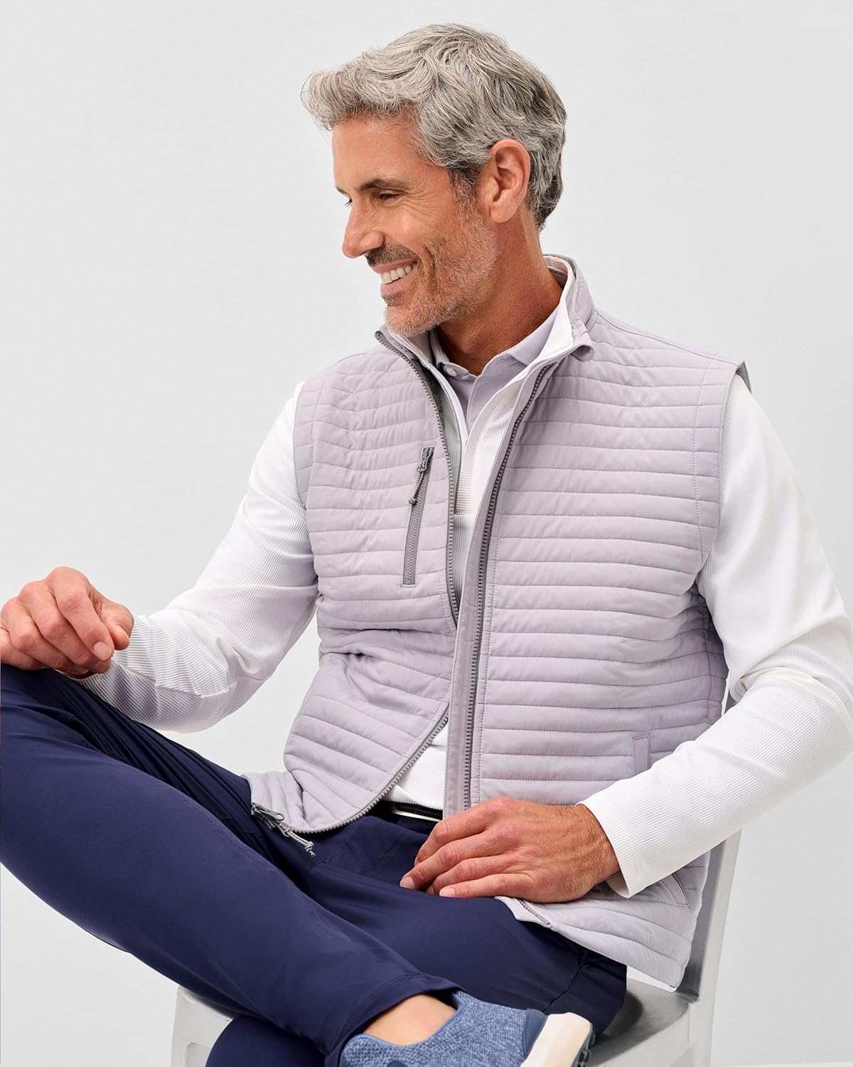 johnnie-O Crosswind Quilted Performance Vest