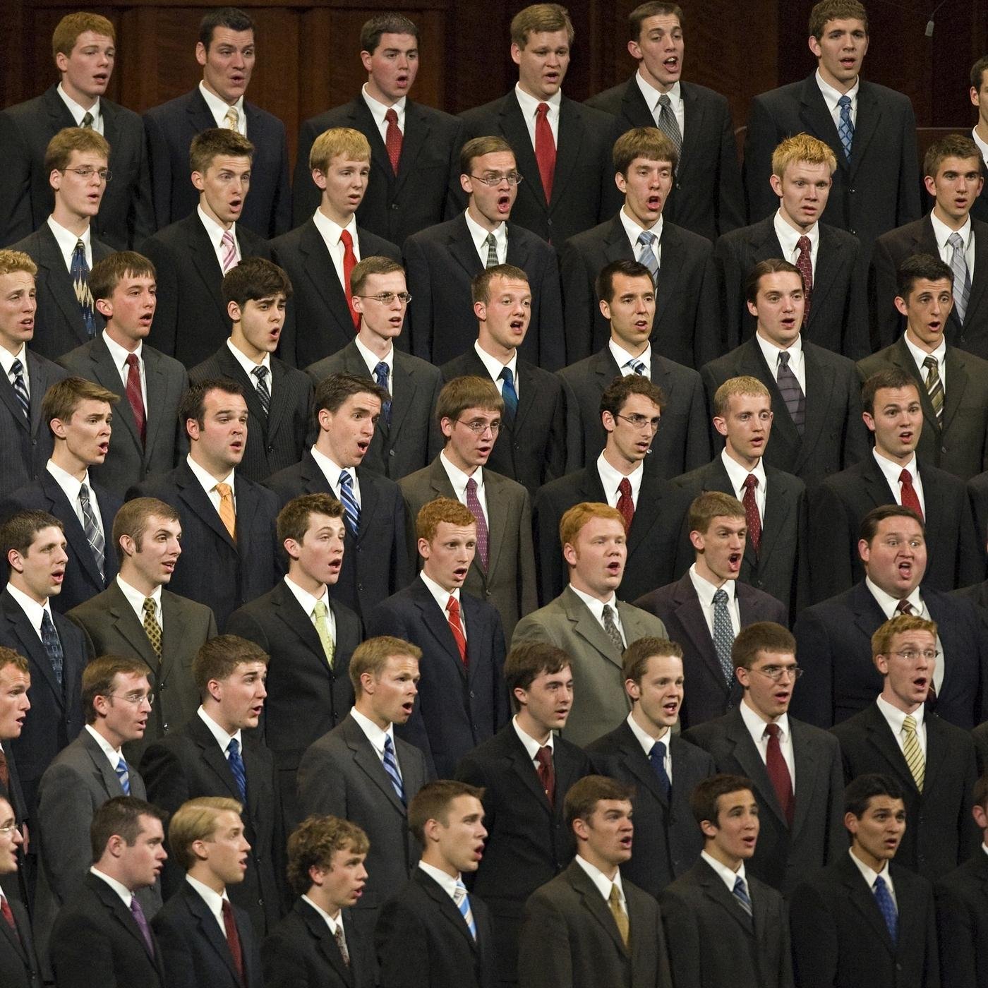 Men of the Combined Choirs At Brigham Young University
