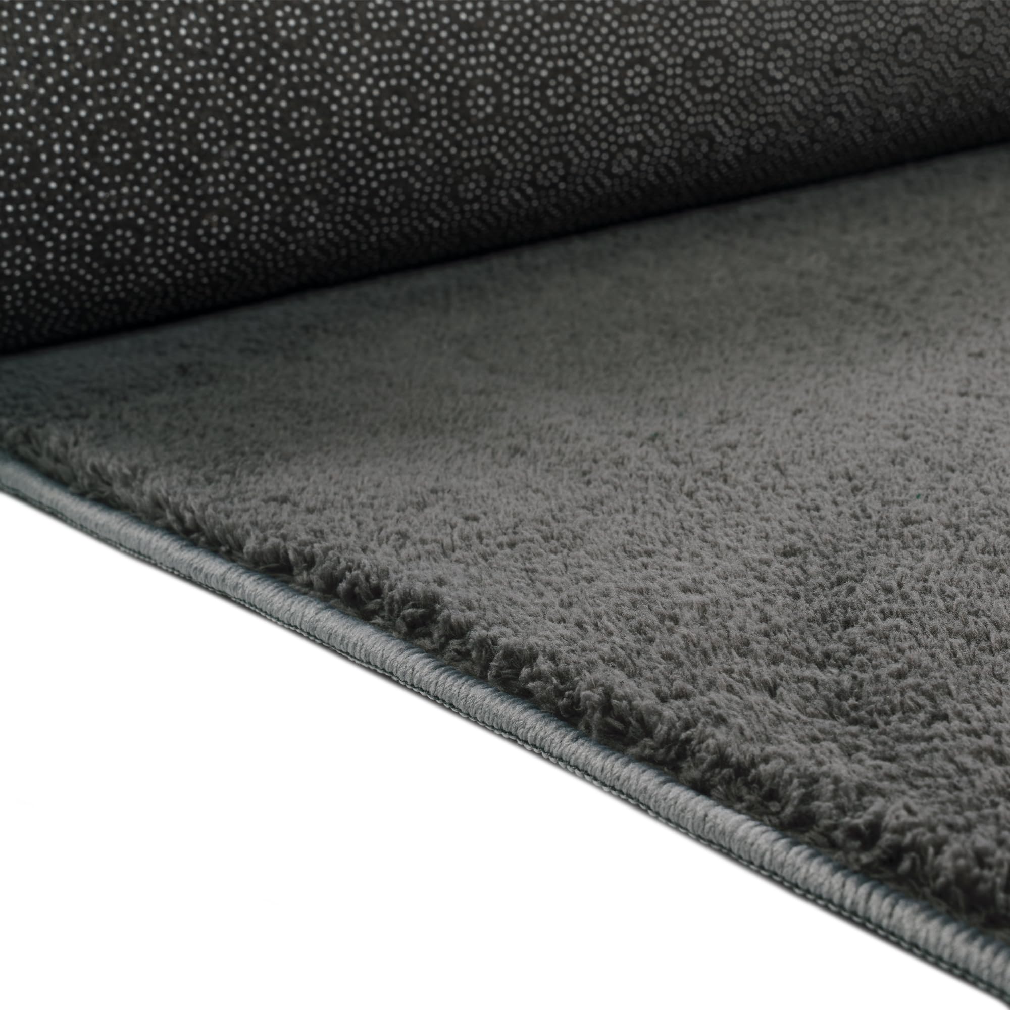 Teppich-Traum Alfombra para salón, dormitorio, oficina, elegante, elegante, suave, fácil de limpiar, accesorio clásico, de alta calidad, atemporal, armoniosa, antracita, 300 x 400 cm
