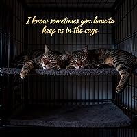 Vista 3 de Poste rascador para gato para jaula 40X10CM, jaula montado en la pared gato Rascador, Rascador de cartón, SCR-40X10CM-3.3CM