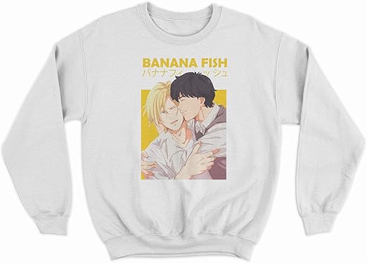 banana fish merch moletom com capuz