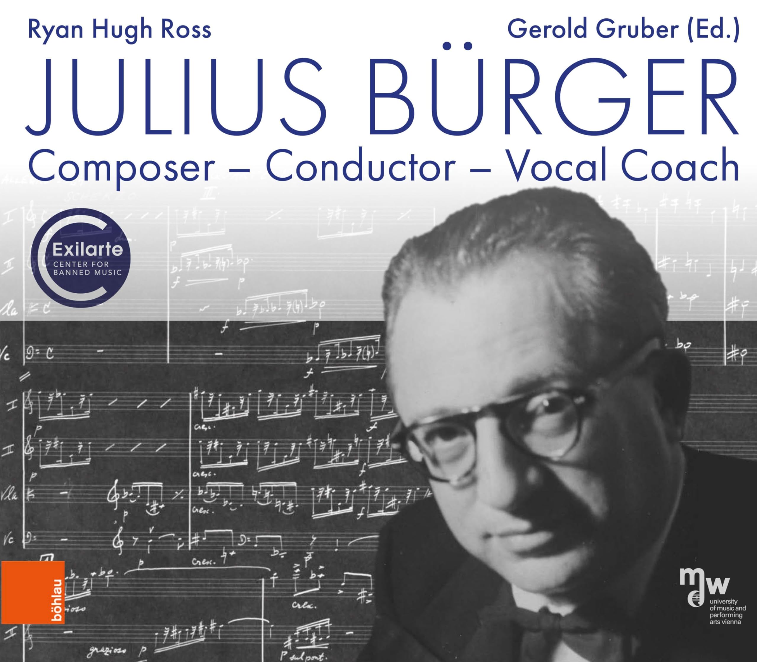 Julius Bürger Conductor livre pour mélomanes à lire au salon avec un vinyle