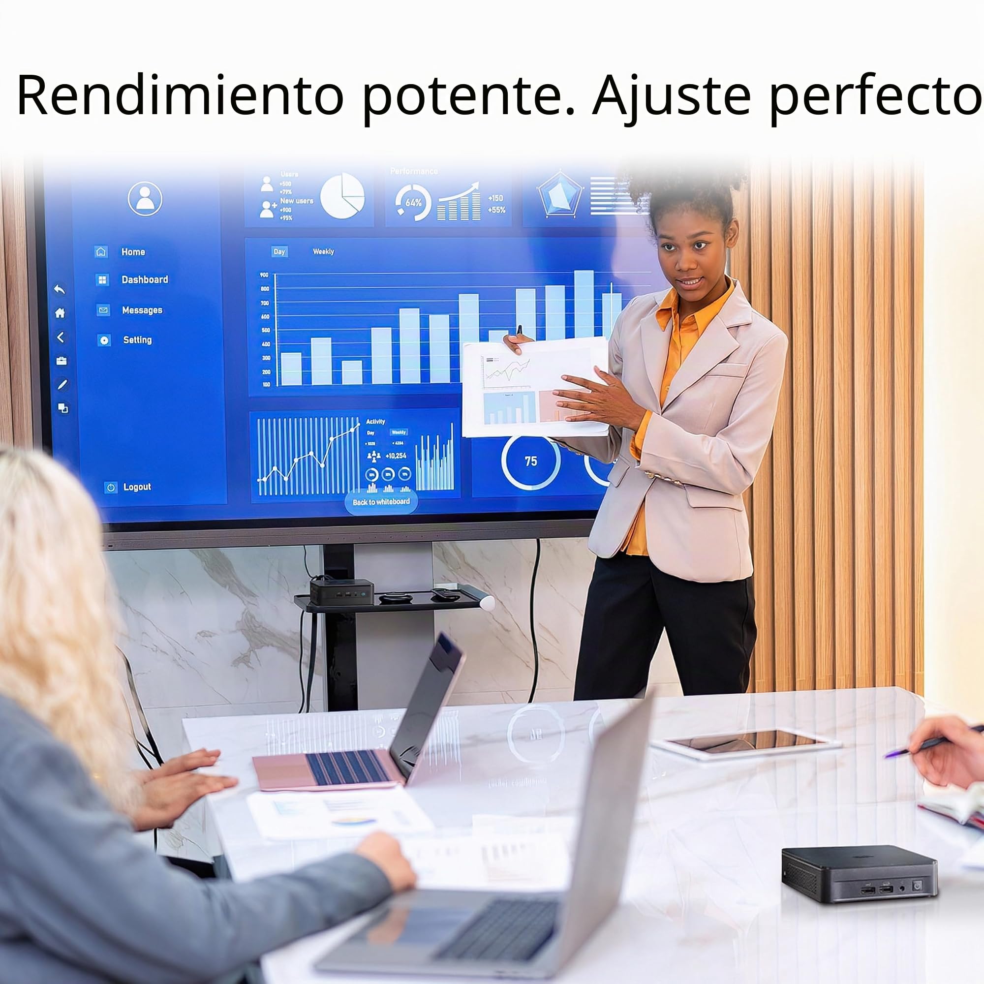 ASUS NUC 12 Pro - Ordenador de sobremesa Barebone (Intel Core i5-1240P, Intel UHD Graphics, sin Memoria, sin Almacenamiento, sin SO, Incluye Cable de alimentación)