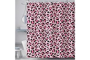Pink And Sassy Cheetah Shower Curtain