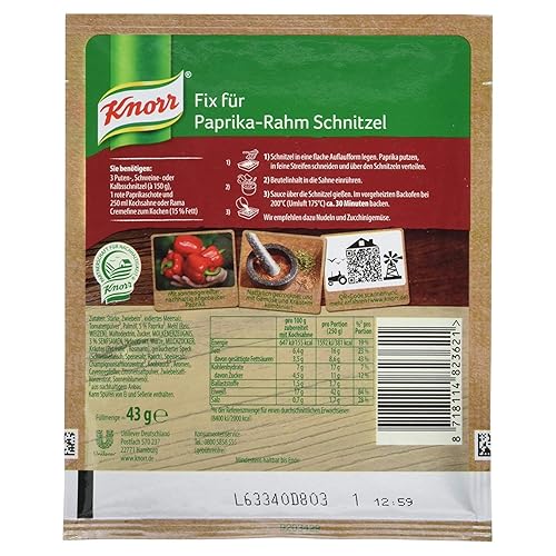 Miniatura 2 de Knorr Fijar escalope crema de pimentón (paquete de 4)