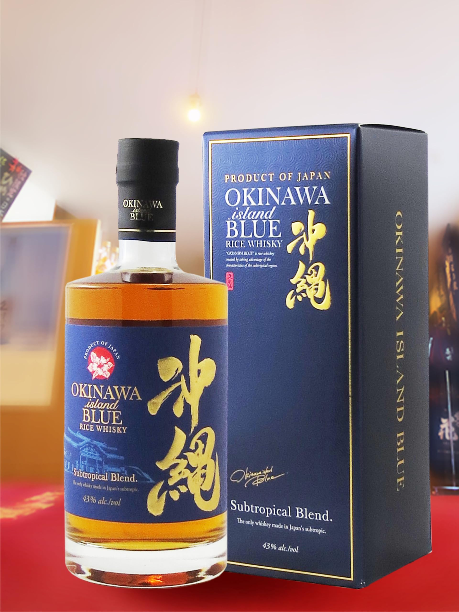 Amazon.co.jp: Kumesen Shuzo Okinawa ISLAND BLUE 43° 700ml