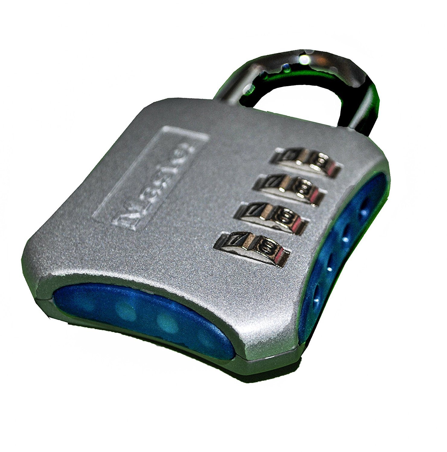 Master Lock 653D zestaw – połączenie 5-centymetrowa kłódka, 4 kolory mogą się różnić, 4-pak
