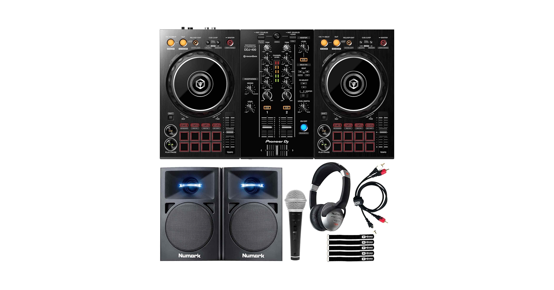 Amazon.com: Pioneer DDJ-400 Rekordbox DJ Controller+Monitors