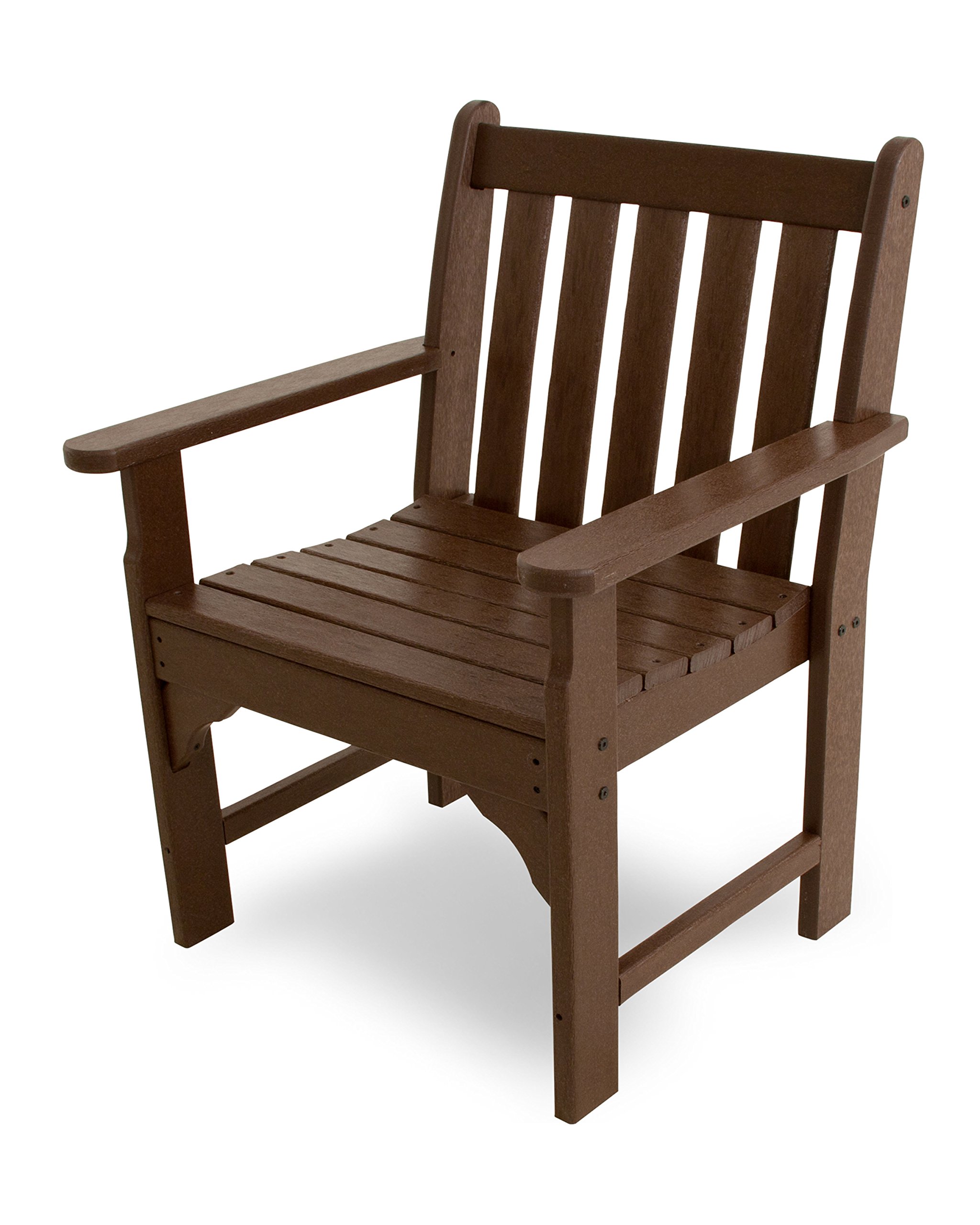 PolywoodGNB24MA Vineyard Garden Arm Chair, Mahogany