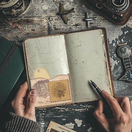 Miniatura 5 de GLOBLELAND Marco de sello abstracto, troqueles de metal, troqueles de corte de franqueo, plantillas de metal para hacer tarjetas, herramienta de