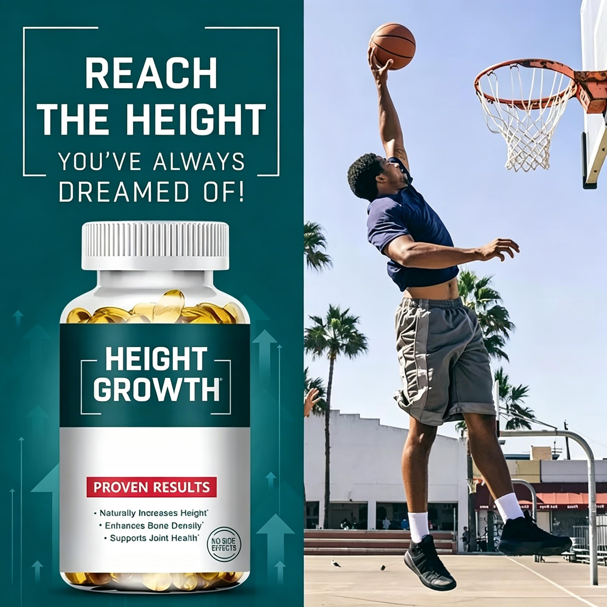 Height Growth, Supports Bone Strength and Density, GMO-free, Gluten-free (2)