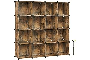 SONGMICS Cube Storage Set of 16 - Book Shelf, Closet Organizers and...