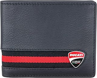 محفظة للرجال فرينزي من دوكاتي كورس, أسود, 11، جلد