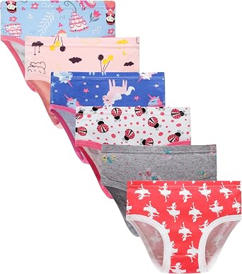 Boboking Girls Soft Panties Toddler Underwear Kids Cotton Briefs