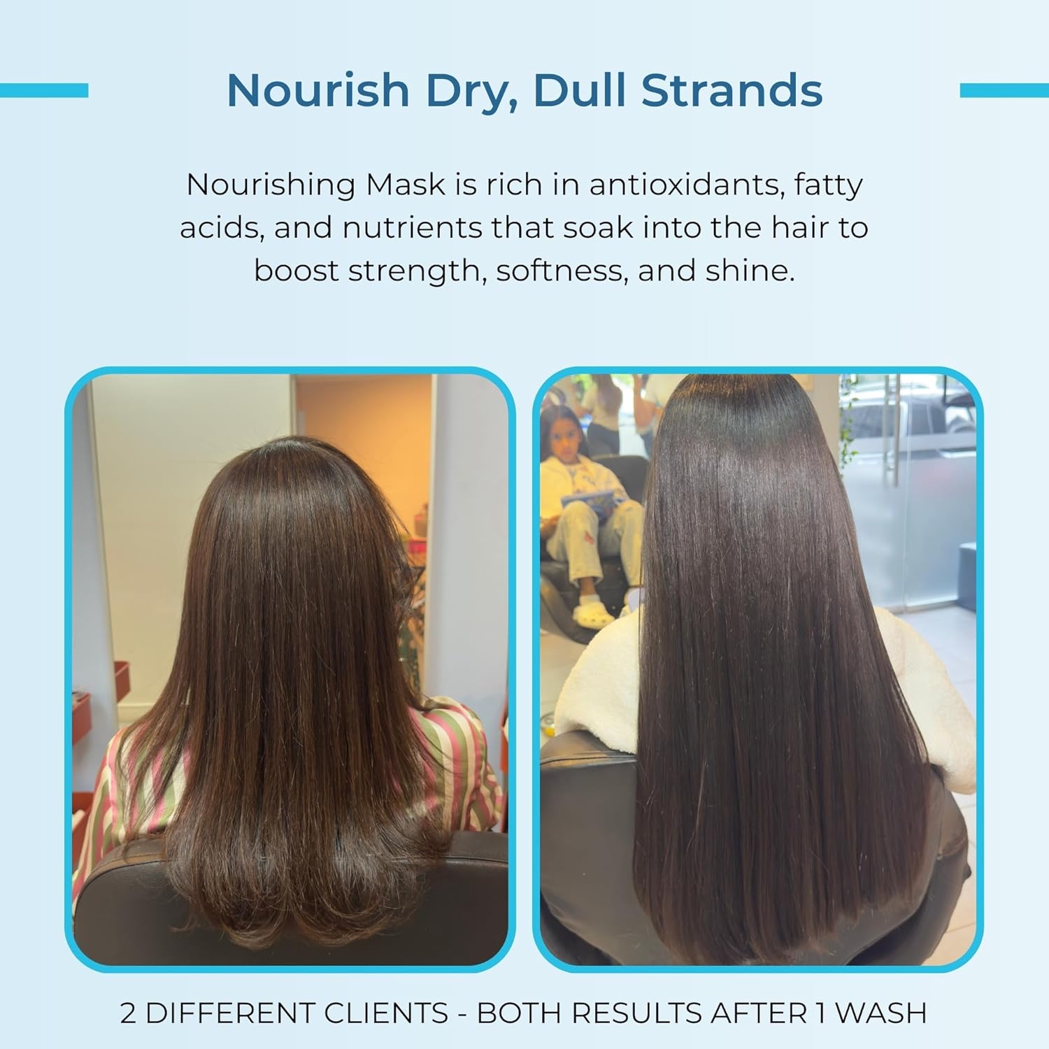 Agua de Cielo Nourishing Mask - Hair Mask for Dry Hair, Split Ends & Strength, Deeply Nourishes with Argan Oil, Collagen, Shea Butter & Ginger - 16 Oz - Image 3