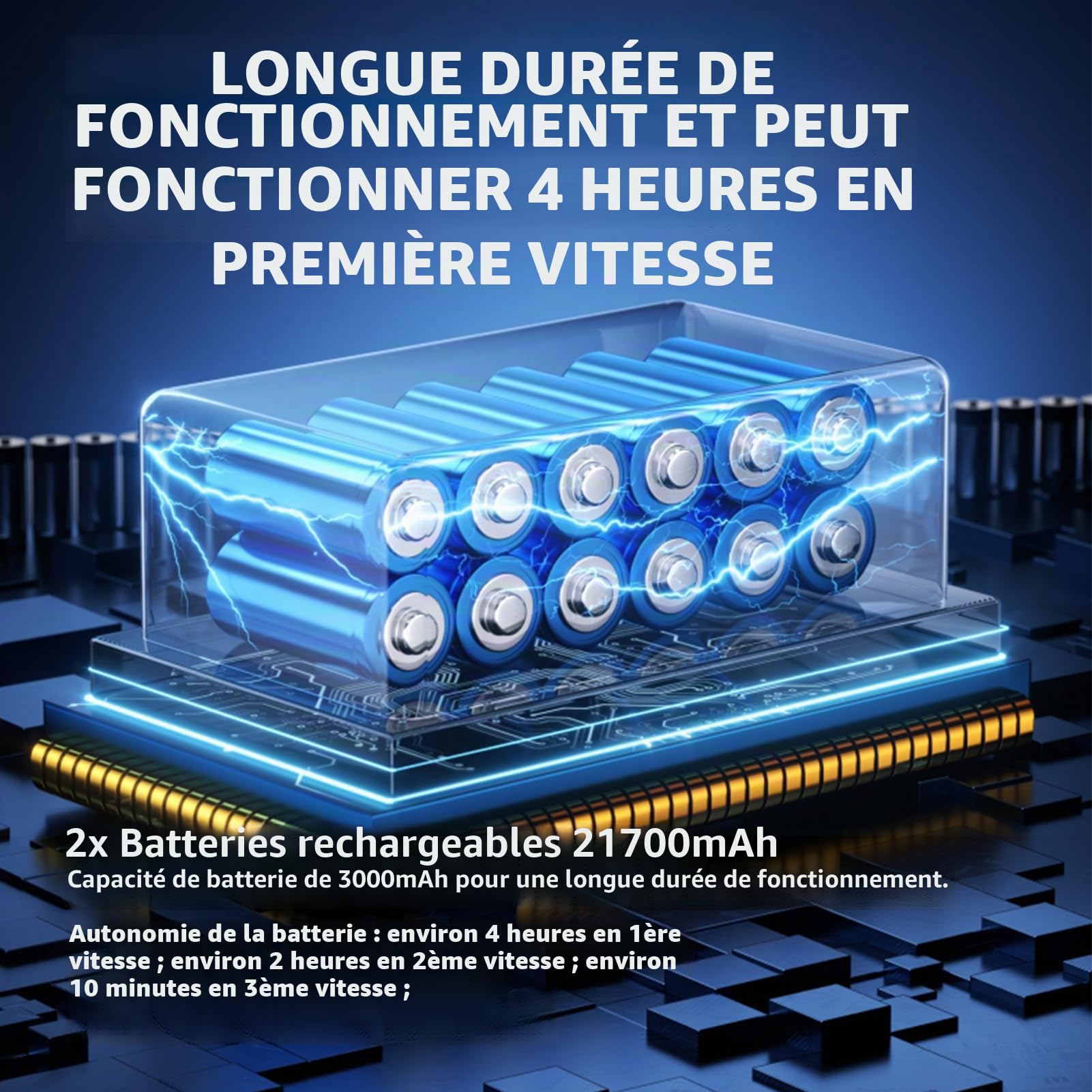 X3 Turbo Fan, Mini Ventilateur Turbo Puissant Ventilateur 130 000 tr/min pour Caméra de Clavier PC Noir (Version Z/3 Vitesses)