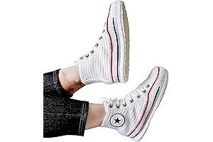 Handmade Knitted Cotton Canvas Slippers for Women