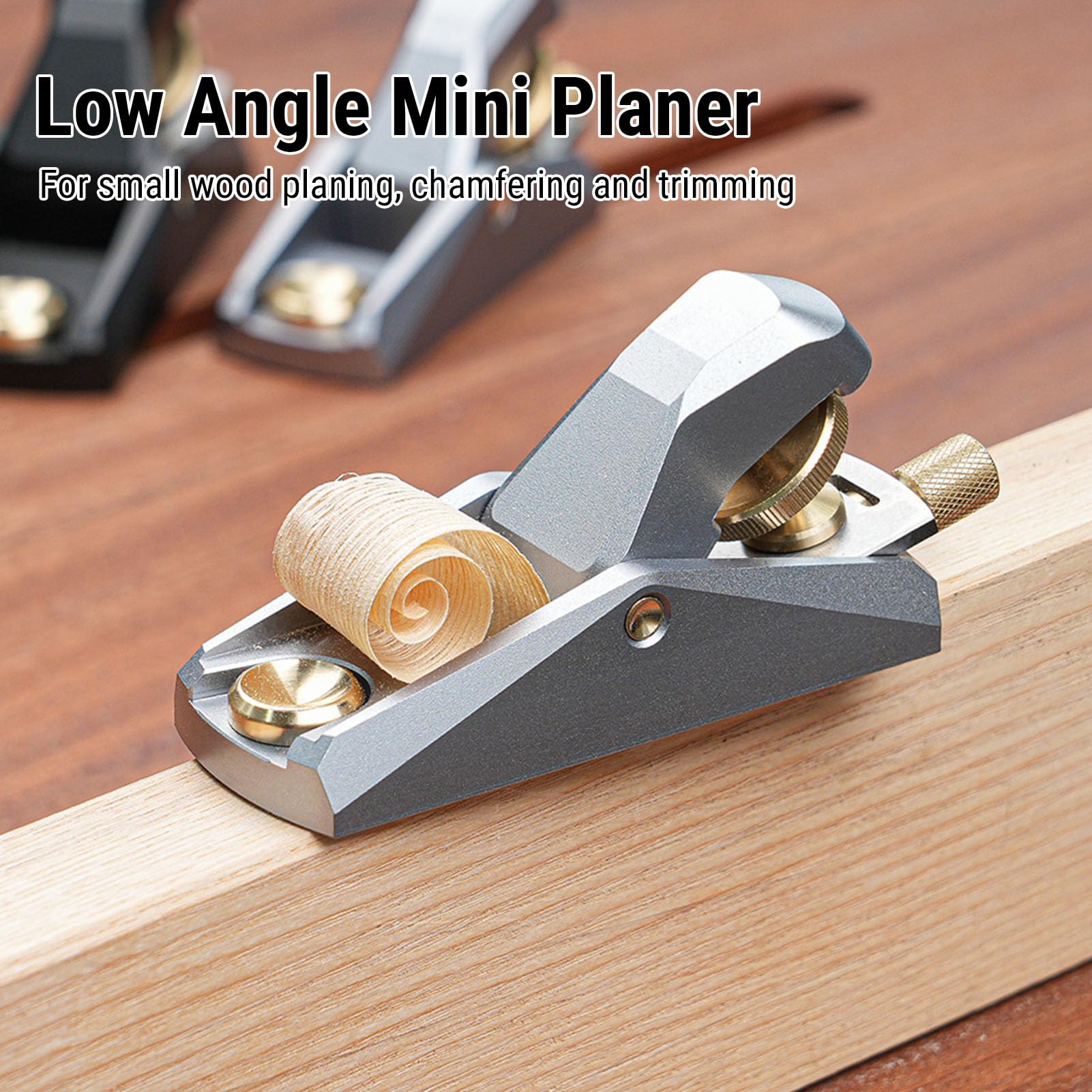 Cryfokt Low Angle Block Plane, Resistente Aleación de Aluminio