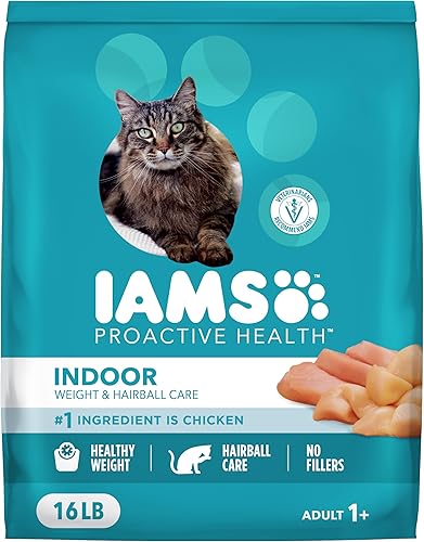 Iams Proactive Health Adult Indoor Weight & Hairball Control Comida seca para gatos