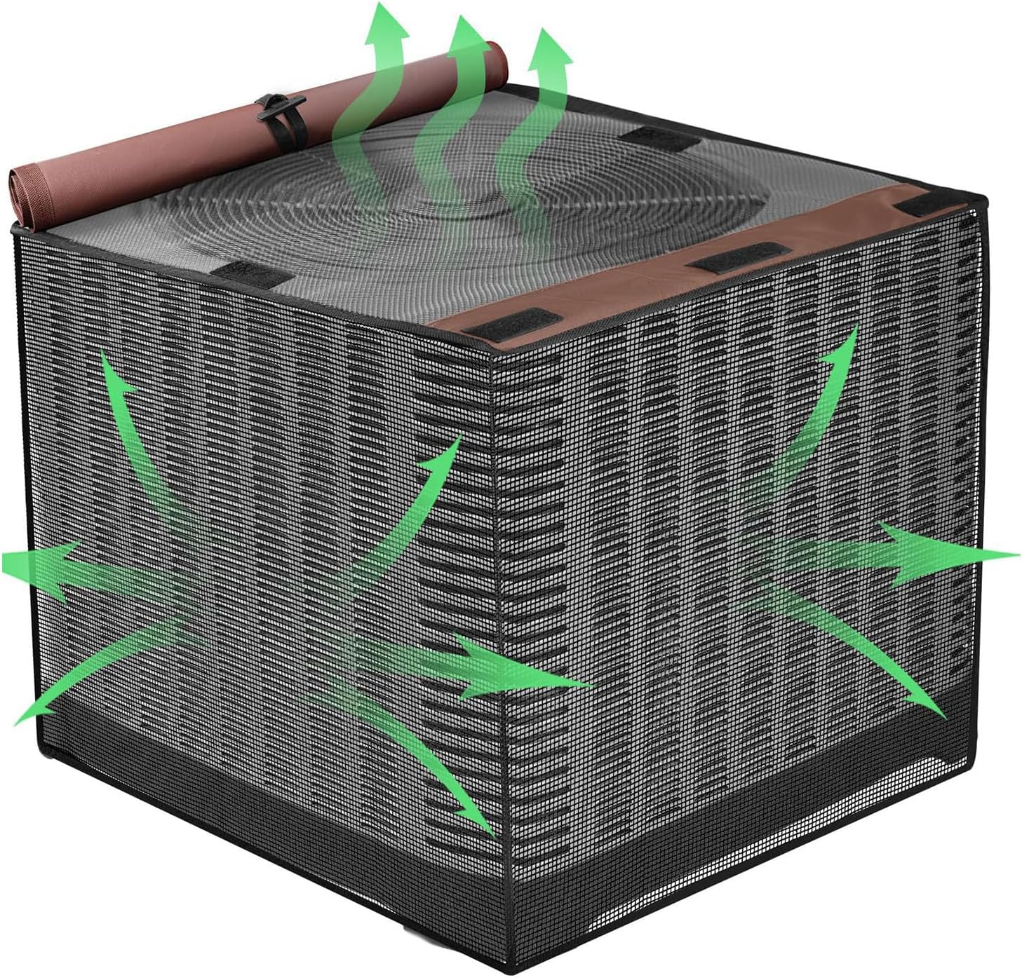 Weatherproof Cover for Outdoor Systems with Ventilated Design, D