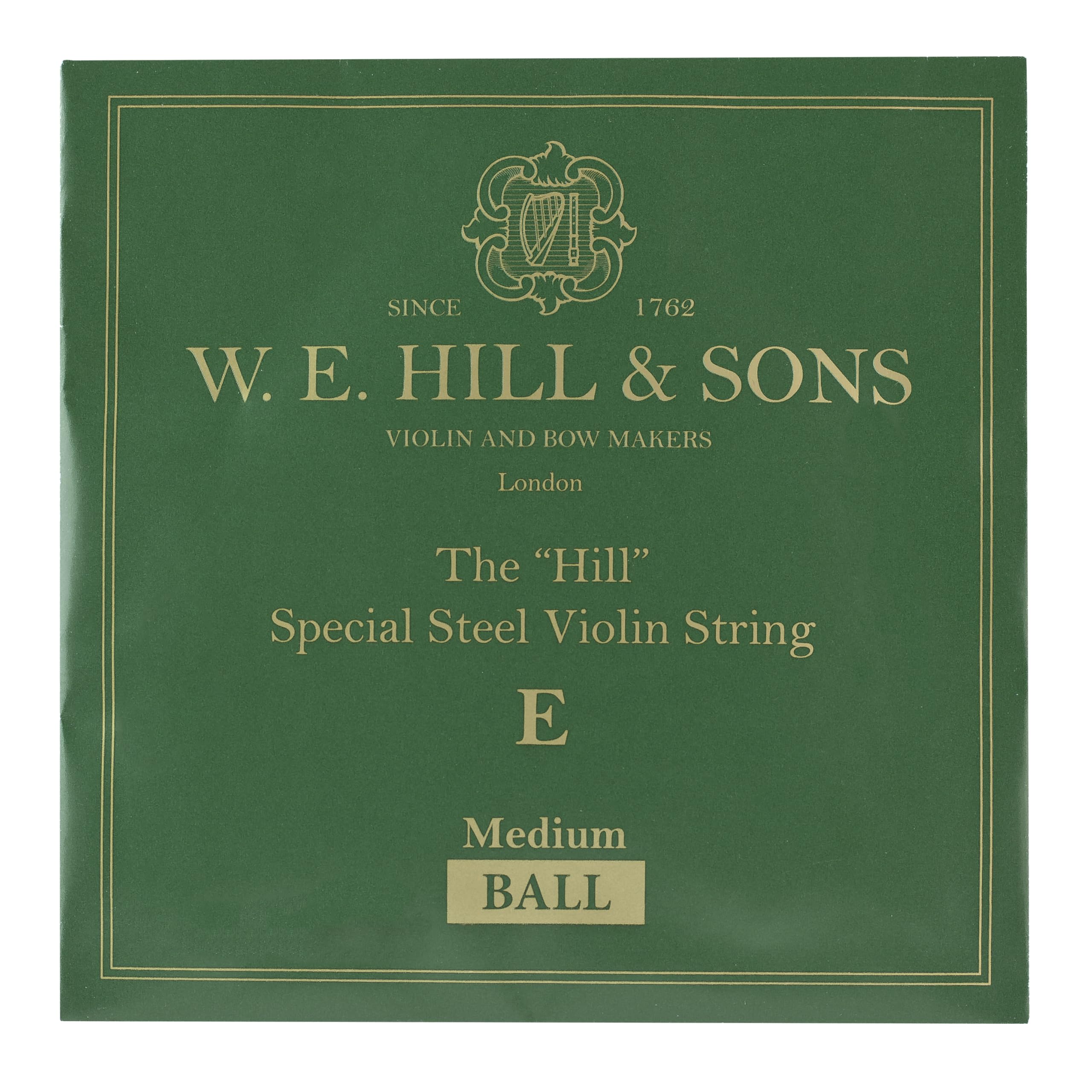 Hidersine 4410MB HILL Violin E-string Medium Gold with ball end